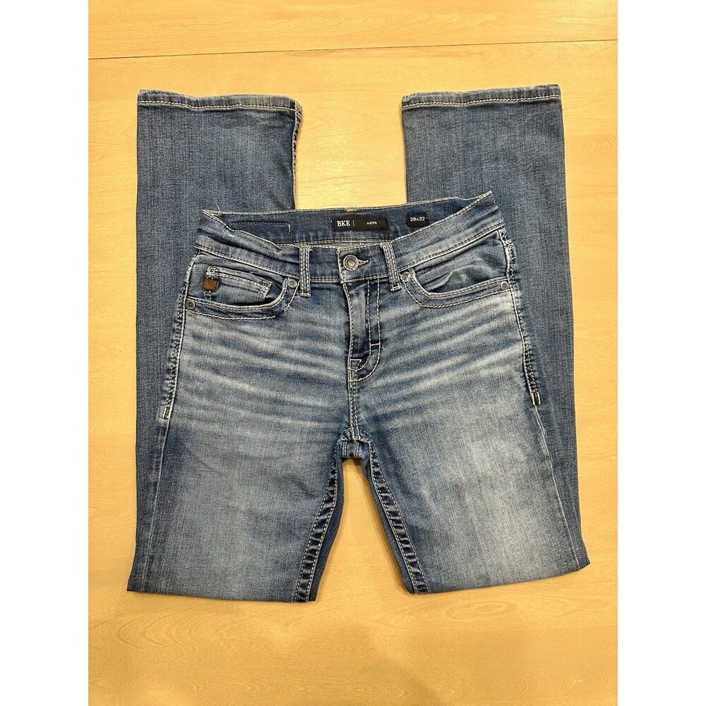Buckle BKE Aiden Straight Jeans Mens 29x32 Medium Wash Stretch Denim ABP21223
